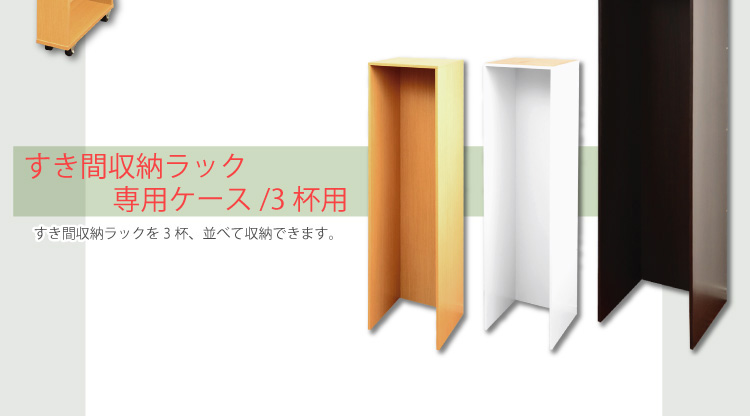 すき間収納ラック【GaP】専用枠 収納ケース2杯用