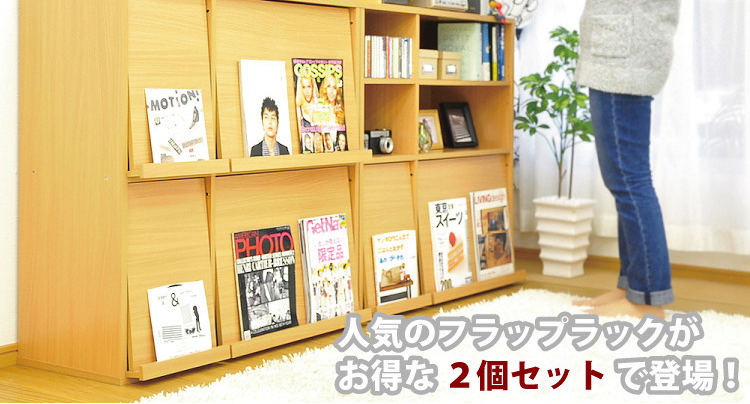 フラップラック2個セット