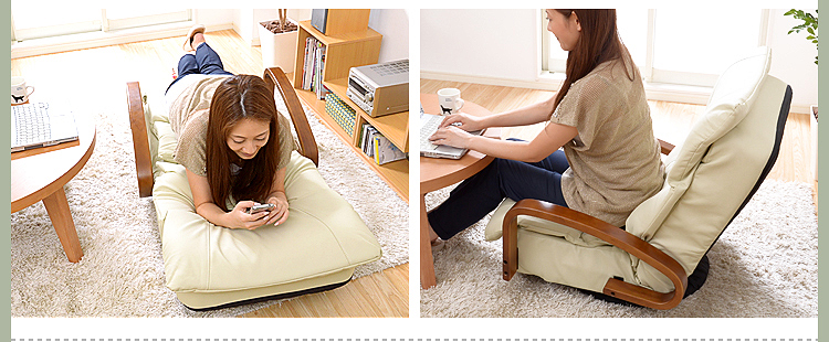 リクライニング回転座椅子【メイサ】