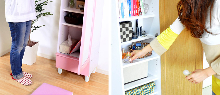 ミラー付きドレッサー【Charme】シャルム