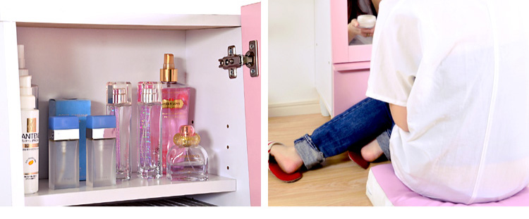 ミラー付きドレッサー【Charme】シャルム