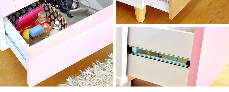 ミラー付きドレッサー【Charme】シャルム