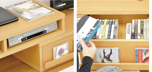 完成品_伸縮テレビ台【エル】