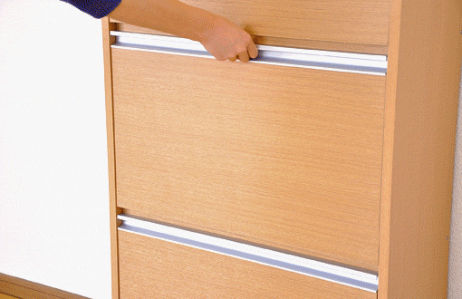 フラップ式シューズボックス【Patan】