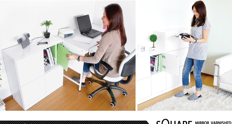 スクエアキャビネット【9枚扉タイプ】