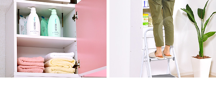 サニタリーラック【Figaro】幅45cm上置き