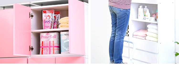 サニタリーラック【Figaro】幅60cm上置き